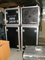 Krist's Mesa/Boogie&reg; Road Ready speaker cabs, photo by Earnest Bailey